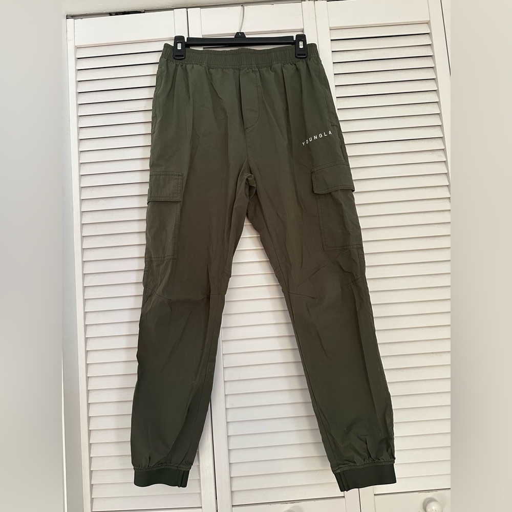 YoungLA Men's Cargo Joggers